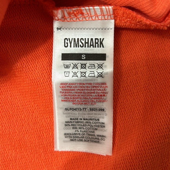 Cropped coral gymshark sweater - Picture 4 of 4
